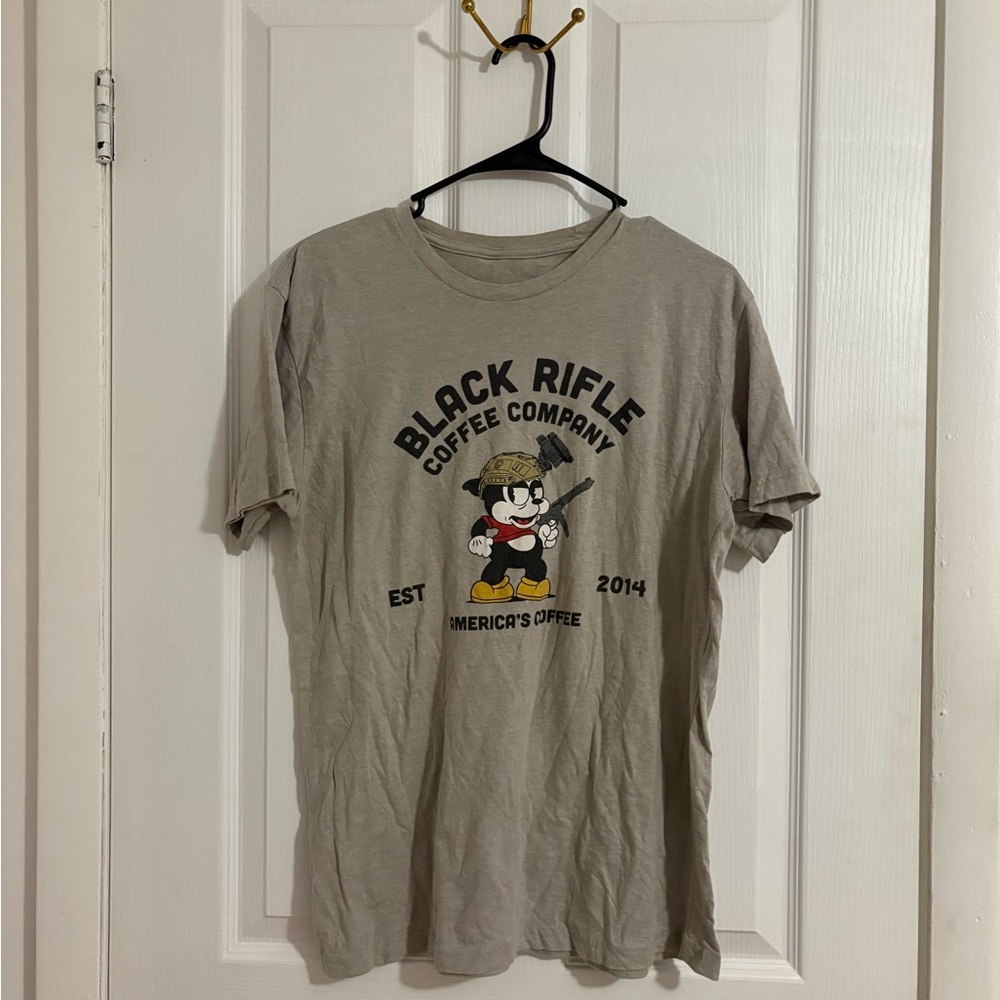 Black Rifle Coffee Company Short-Sleeve Graphic Tee in Beige